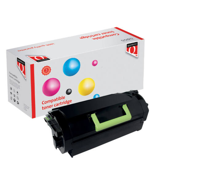 Tonercartridge Quantore alternatief tbv Lexmark 24B6015 zwart
