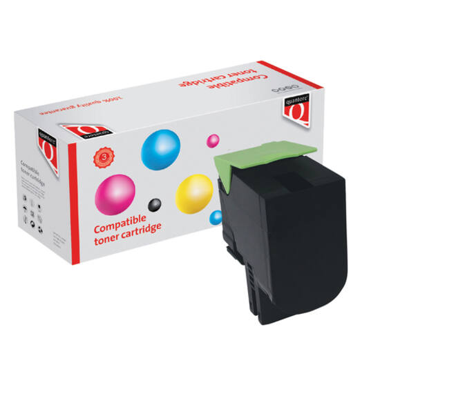 Tonercartridge Quantore alternatief tbv Lexmark 24B6011 zwart
