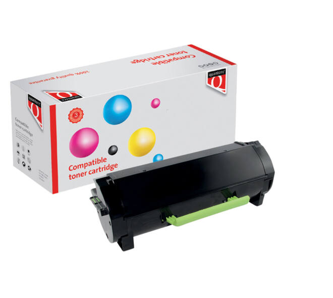 Tonercartridge Quantore alternatief tbv Lexmark 60F2X00 zwart