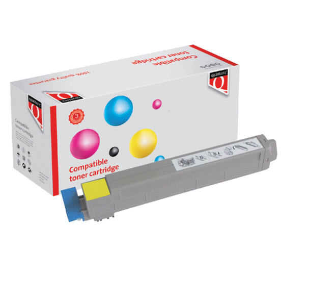 Tonercartridge Quantore Oki 44643001 yellow
