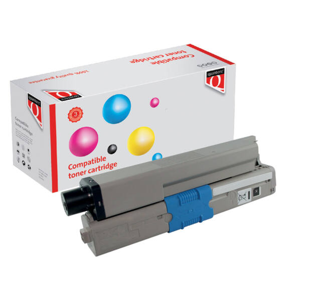 Tonercartridge Quantore alternatief tbv Oki 46507616 zwart