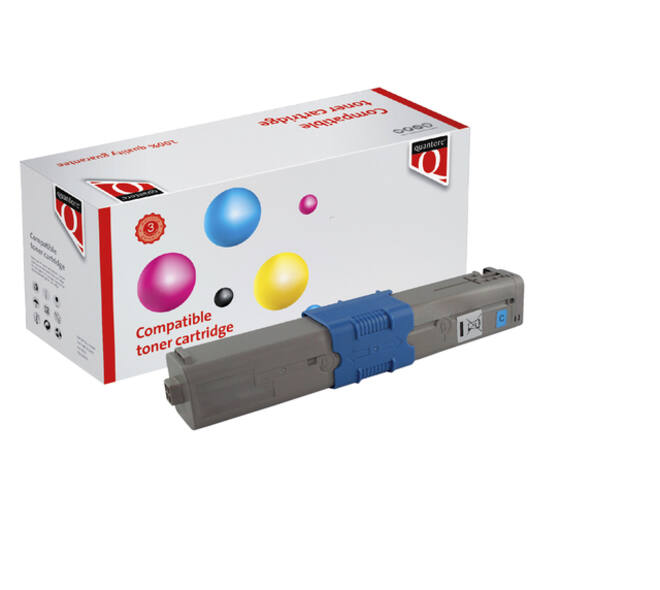 Toner Quantore alternatief tbv Oki 46490607 blauw