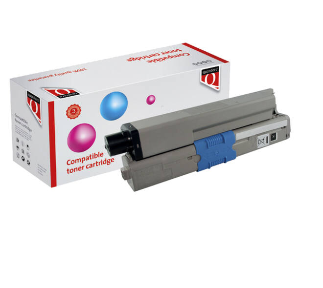 Toner Quantore alternatief tbv Oki 44973512 zwart