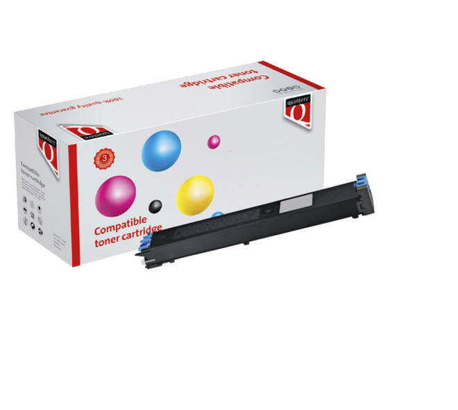 Toner Quantore alternatief tbv Sharp MX-31GTCA blauw