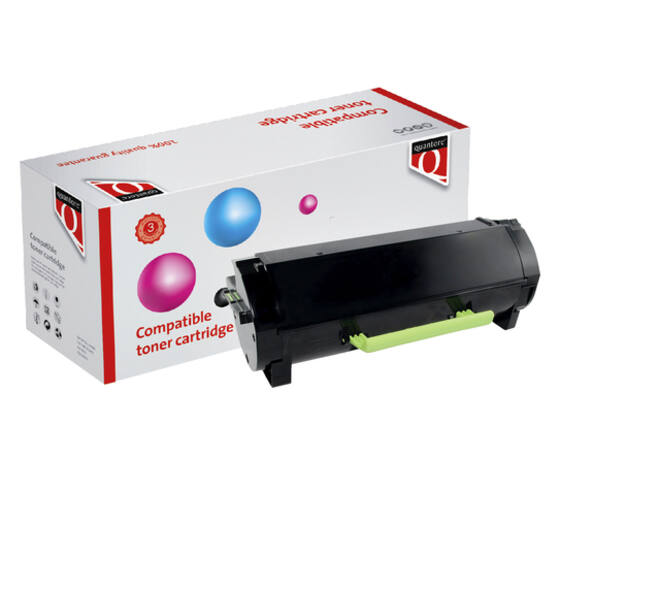 Tonercartridge Quantore alternatief tbv Lexmark 24B6035 zwart