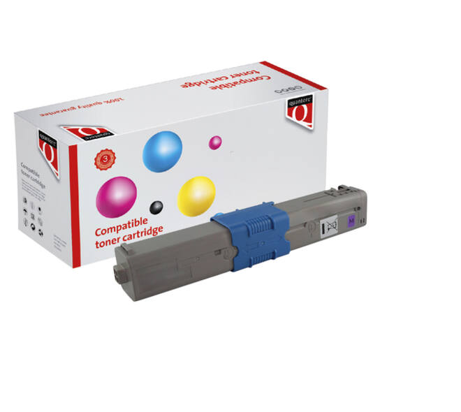 Toner Quantore alternatief tbv Oki 46471102 rood