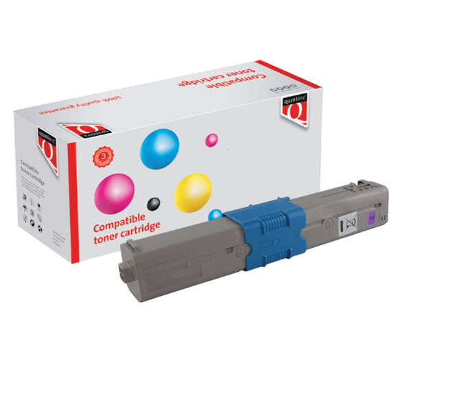 Toner Quantore alternatief tbv Oki 46490606 rood