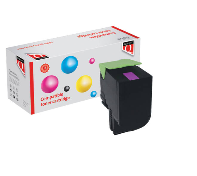 Tonercartridge Quantore alternatief tbv Lexmark 24B6009 rood