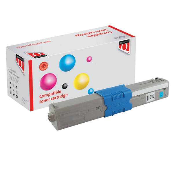 Toner Quantore alternatief tbv Oki 44973511 blauw