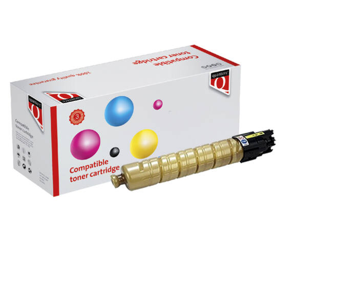 Toner Quantore alternatief tbv Ricoh 842082 geel
