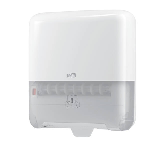 Handdoekroldispenser Tork H1 Elevation Matic wit 551000