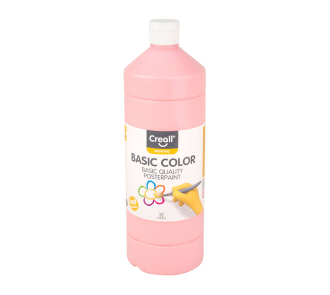 Plakkaatverf Creall basic roze 1000ml