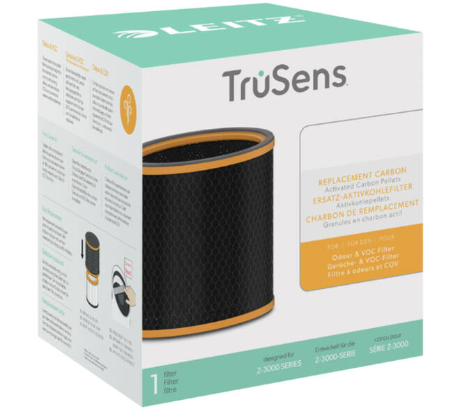 Filter koolstof geur en vos voor Leitz TruSens Z-3000