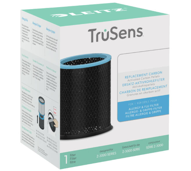 Filter koolstof allergie en griep voor Leitz TruSens Z-3000
