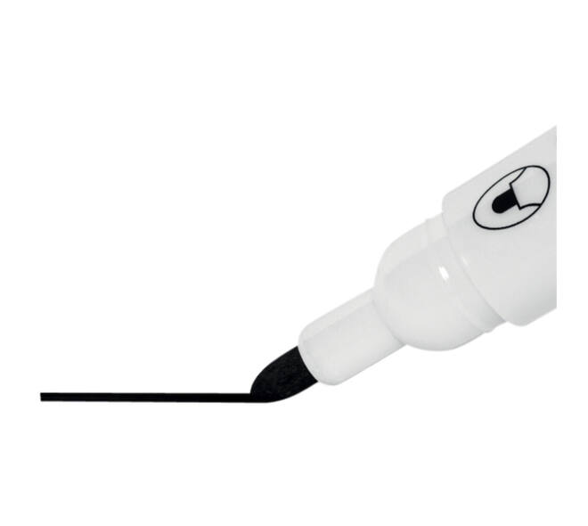 Whiteboardmarker Nobo Glide rond zwart 2mm