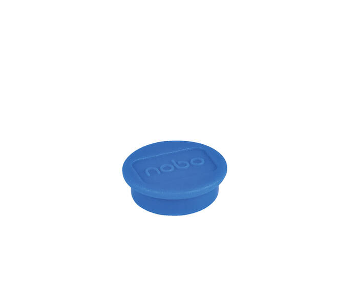 Magneet Nobo 13mm blauw 10 stuks