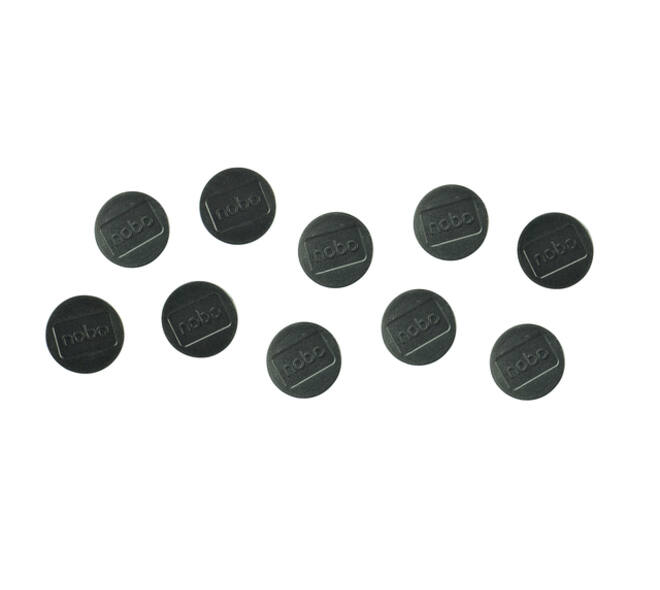 Magneet Nobo 38mm zwart 10 stuks