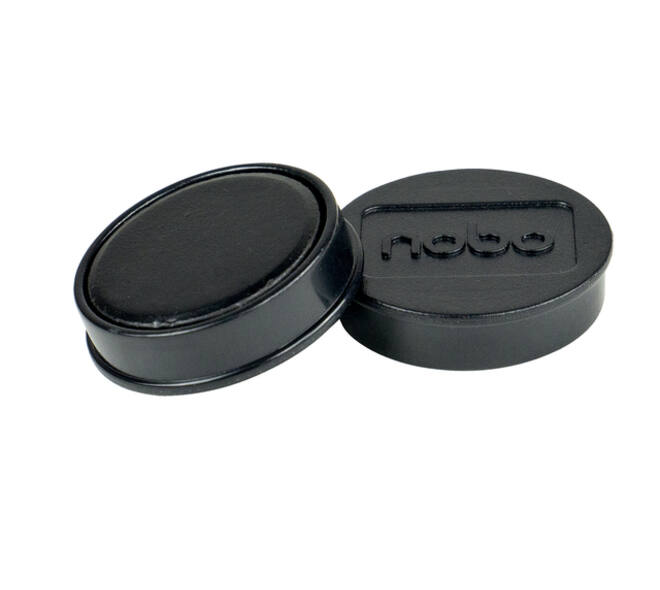 Magneet Nobo 32mm zwart 10 stuks