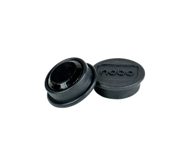 Magneet Nobo 13mm zwart 10 stuks