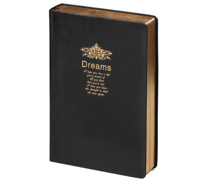 Notitieboek Kalpa Dreams 214x145x40mm blanco zwart