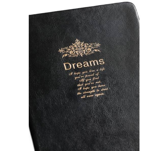Notitieboek Kalpa Dreams 214x145x40mm blanco zwart