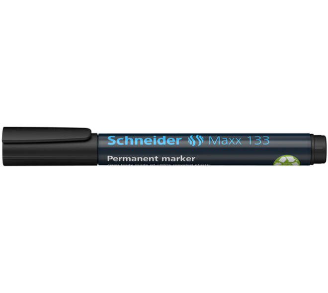 Permanent marker Schneider Maxx 133 schuin 1-4mm zwart