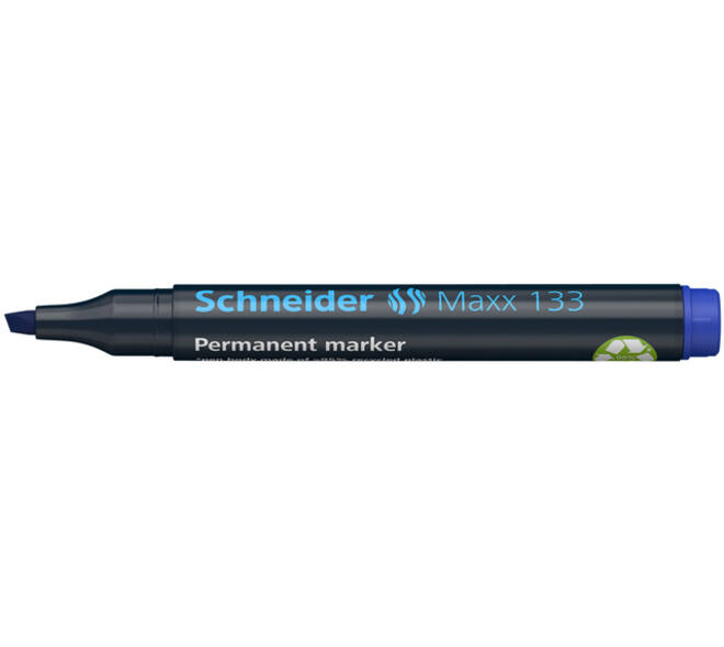 Permanent marker Schneider Maxx 133 schuin 1-4mm blauw