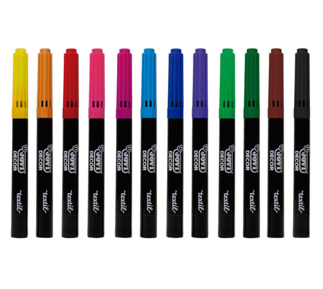 Textielstift Jovi assorti set à 12 stuks