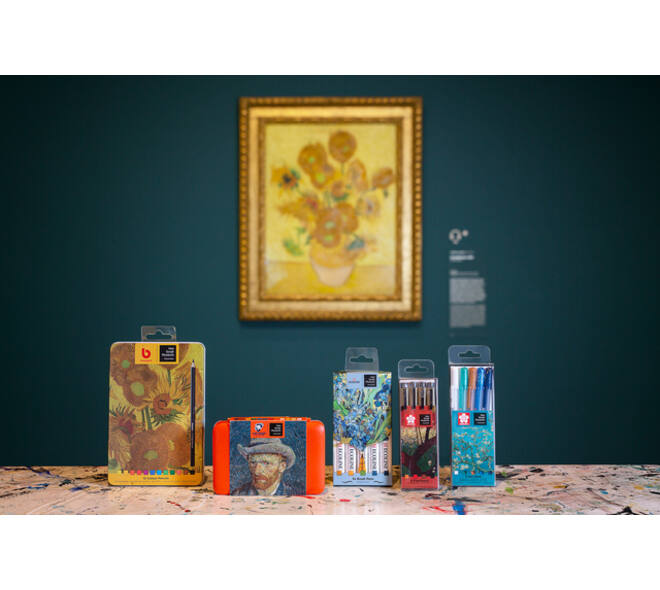 Kleurpotloden Bruynzeel Van Gogh Museum assorti blik à 12 stuks