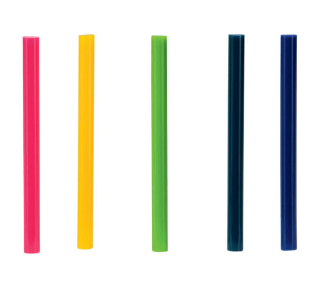 Lijmpatroon Rapid 7mm 5 kleuren assorti 36 stuks