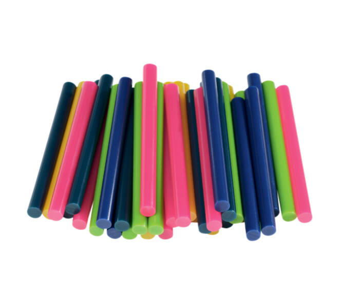 Lijmpatroon Rapid 7mm 5 kleuren assorti 36 stuks