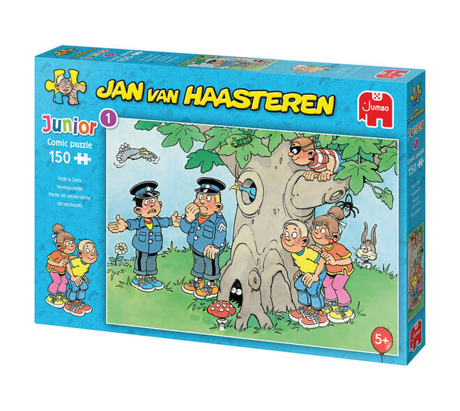 Puzzel Jan van Haasteren Junior verstoppertje 150 stukjes