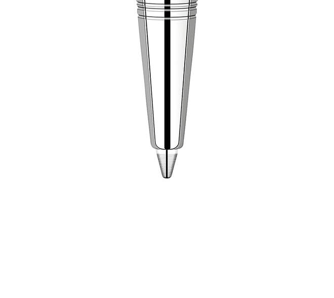 Balpenvulling Parker Quinkflow medium zwart blister à 3 stuks