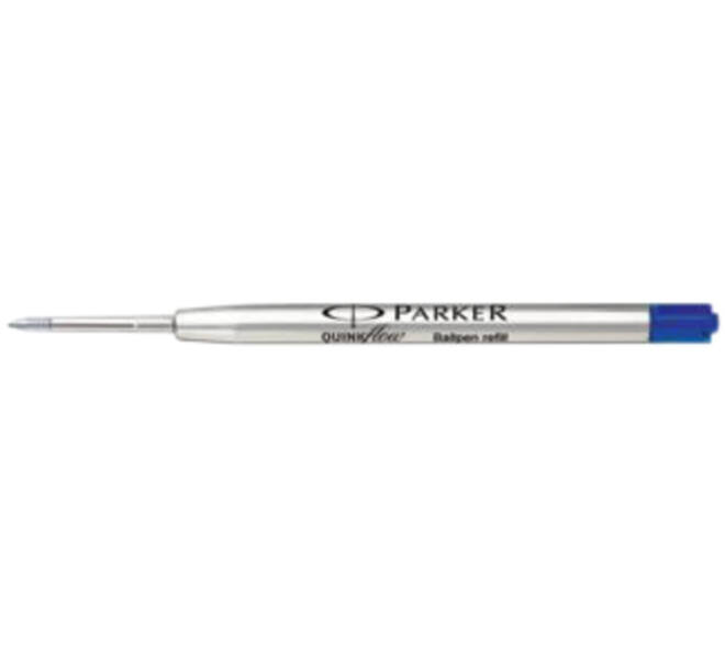 Balpenvulling Parker Quinkflow medium blauw blister à 10 stuks