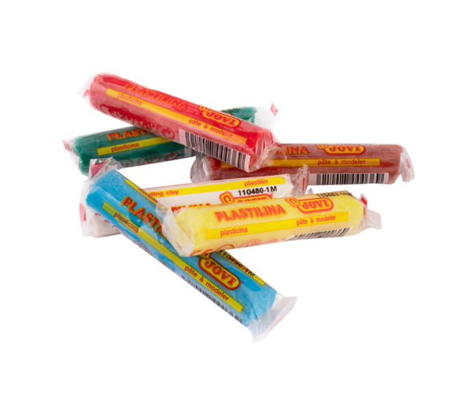 Boetseerklei Jovi plastalina 15gr standaard kleuren assorti 6 stuks