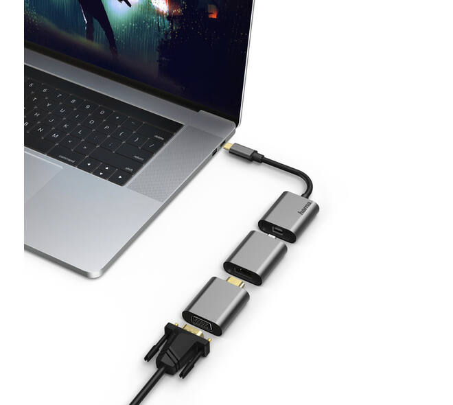 Adapter Hama Video 6-in-1 aluminium