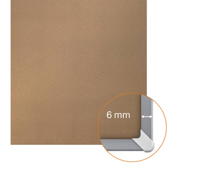 Prikbord Nobo Impression Pro widescreen 69x122cm kurk