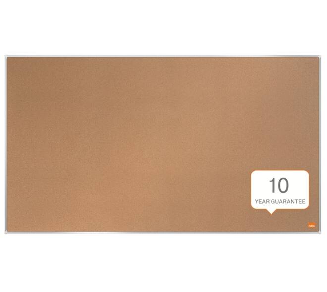 Prikbord Nobo Impression Pro widescreen 50x89cm kurk