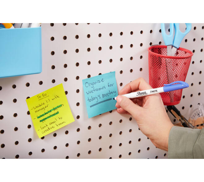 Markeerstift Sharpie S-note assorti blister à 12 stuks