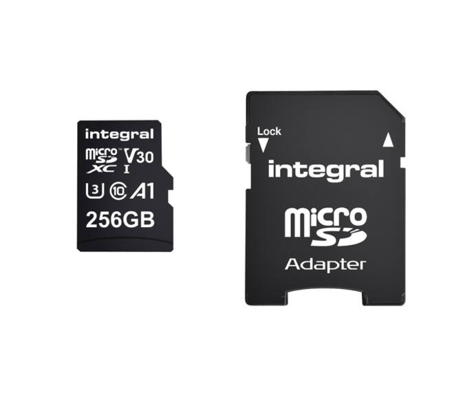 Geheugenkaart Integral microSDXC 256GB