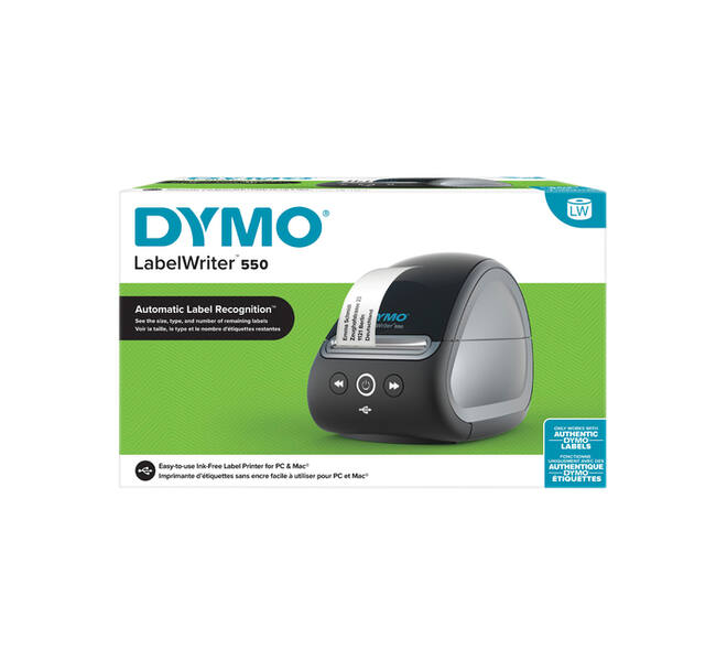 Labelprinter Dymo LabelWriter 550 desktop zwart