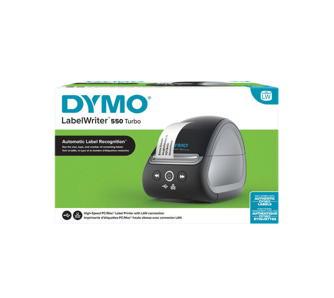 Labelprinter Dymo LabelWriter 550 Turbo desktop zwart