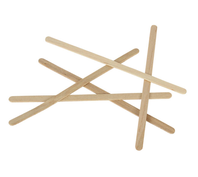 Roerstaafjes Biaretto hout 11cm 2000 stuks