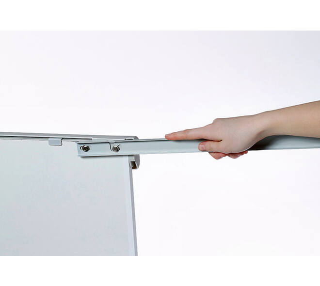 Flipover Dahle Team mobiel magnetisch gelakt staal met verstelbare arm