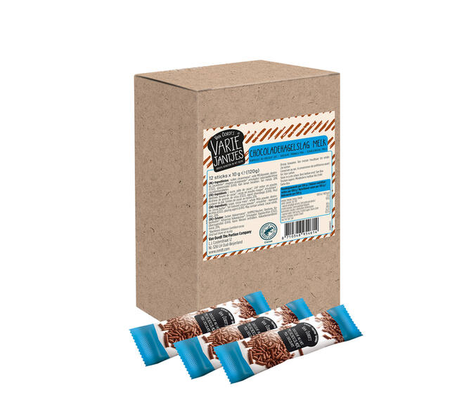 Hagelslag van Oordt VarieJantjes melk 12x10gr