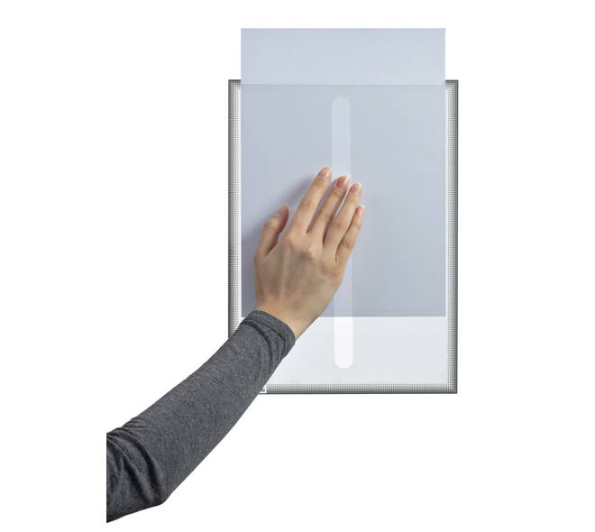 Infohoes Durable 501457 statisch A4 antraciet 5 stuks