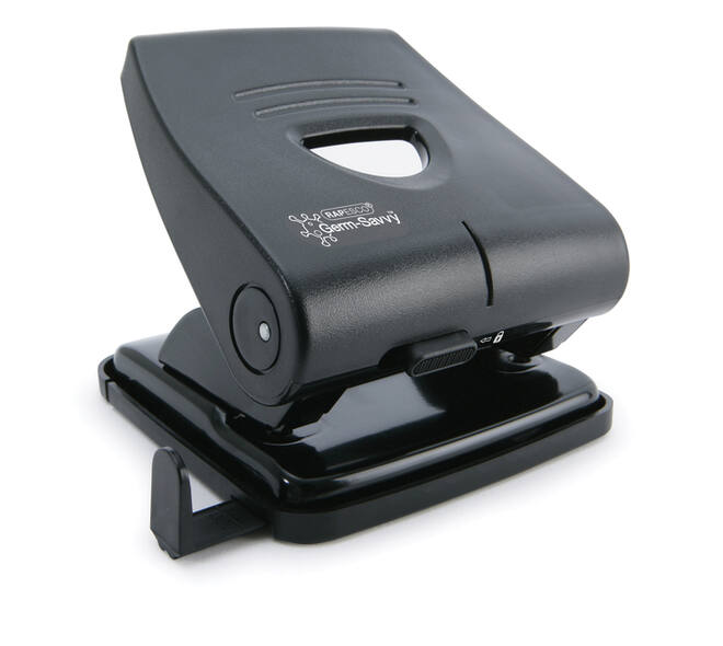 Perforator Rapesco Germ-Savvy Heavy Duty 827-P antibacterieel 2-gaats zwart