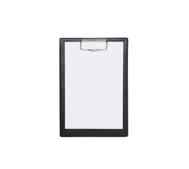 Klembord MAUL A5 staand PVC zwart