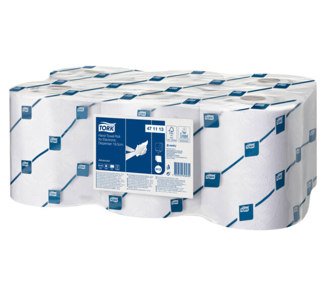 Handdoekrol Tork H12 Advanced 2-laags 143m wit 471113