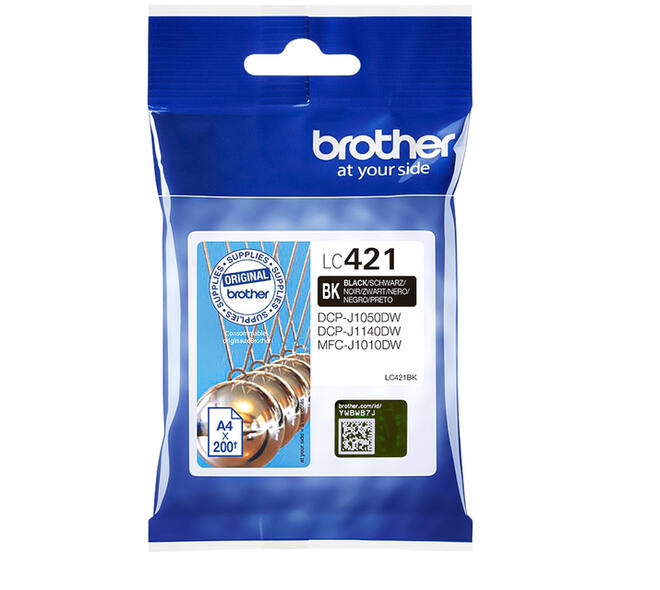 Inktcartridge Brother LC-421BK zwart